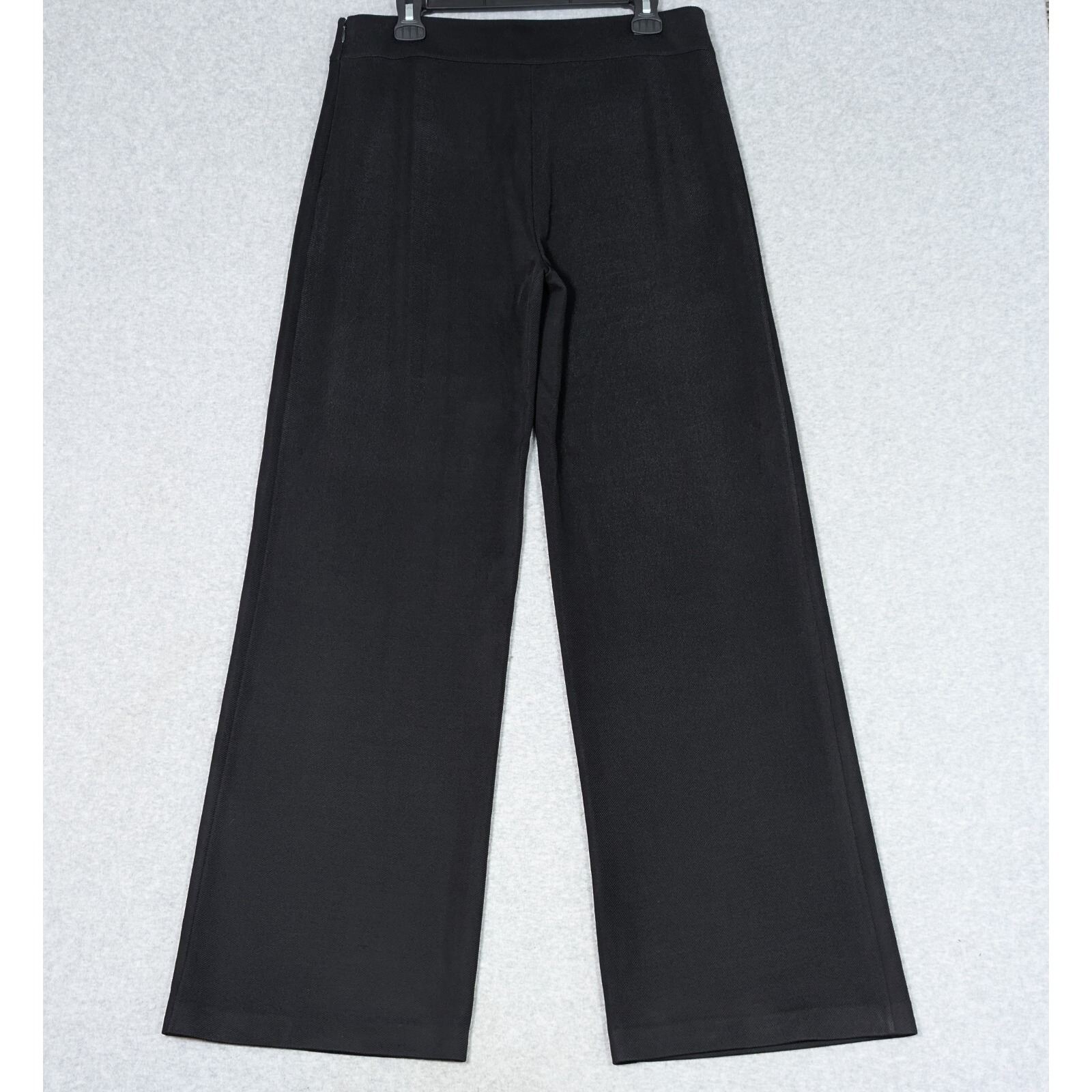 Safiyaa Lea Black Fiona Jersey Trouser Women's Size 12 Wide Leg Pants Nwt — image 2 of 8